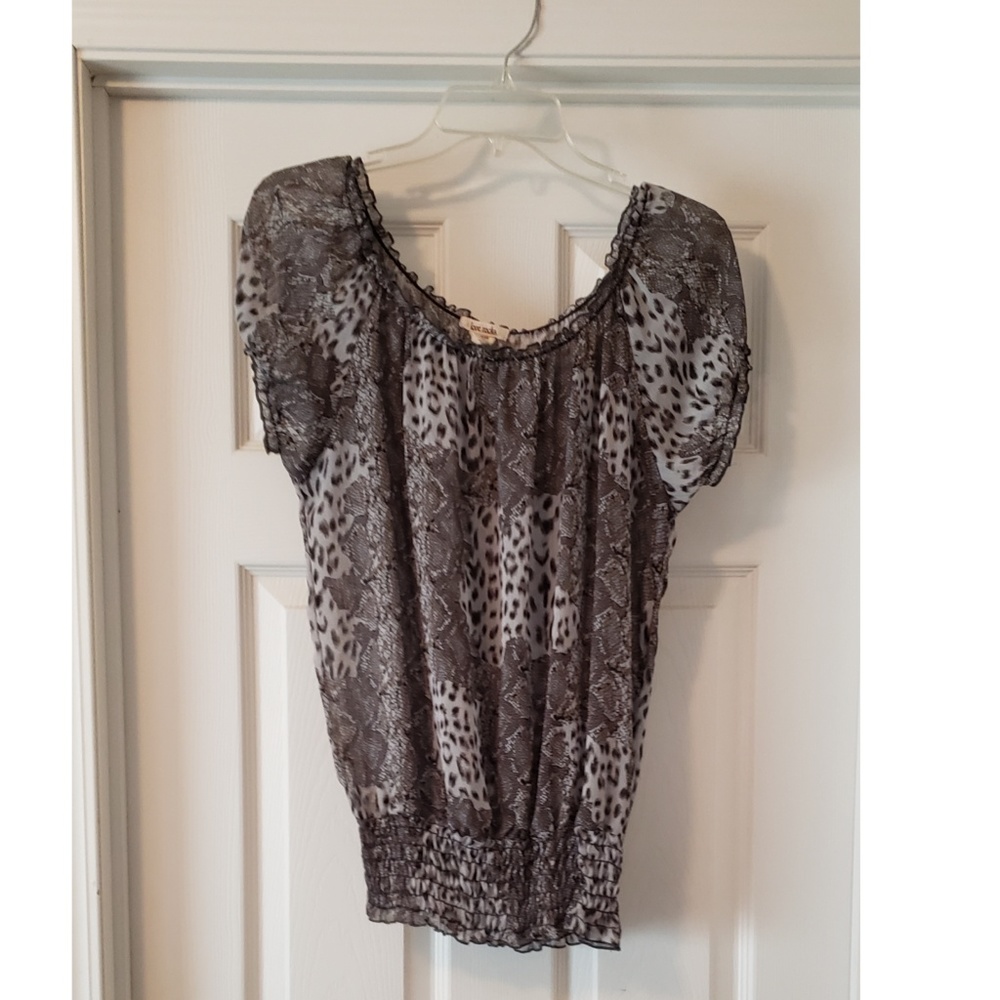 Love Rocks Sheer Blouse - Picture 5 of 5